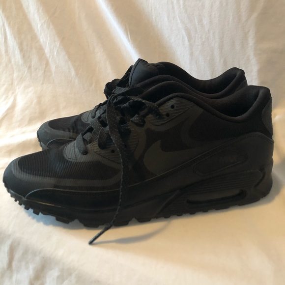 NIKE air max 90 black w/ black leopard